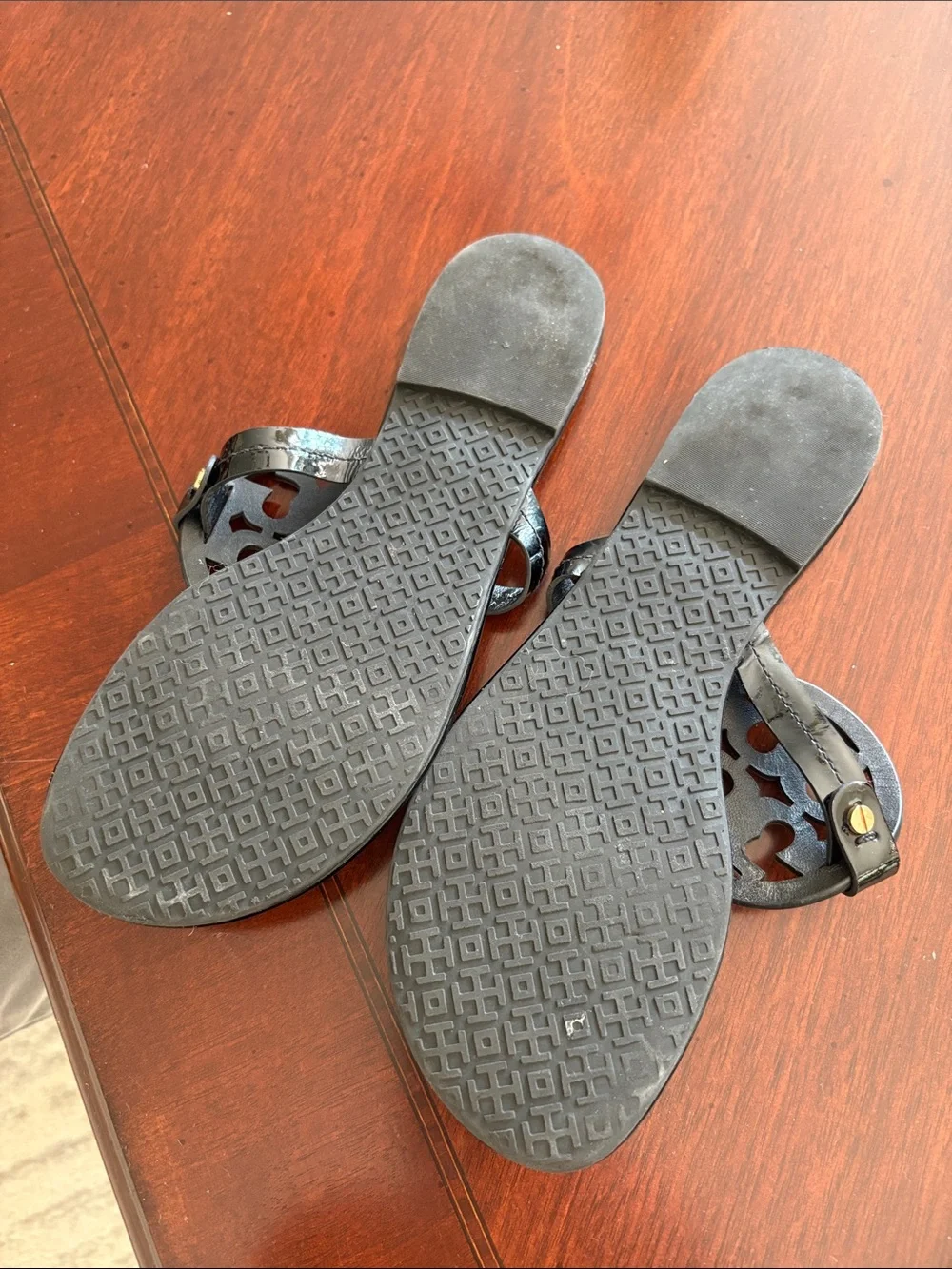 Tory Burch patent thong